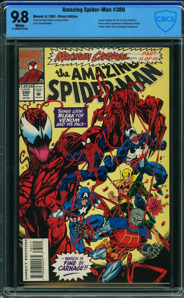 Image for Amazing Spider-Man #380 CBCS 9.8