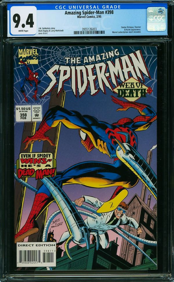 Image for Amazing Spider-Man #398 CGC 9.4