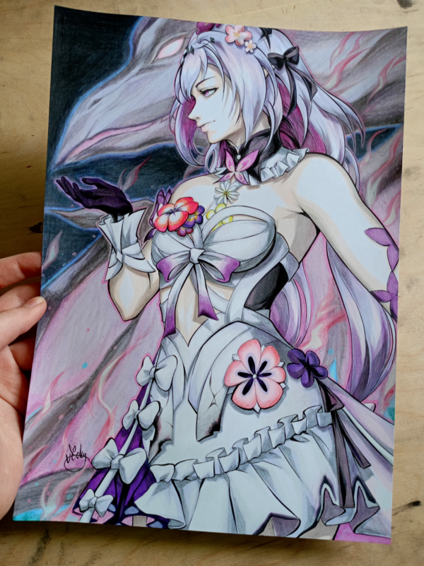 Image for Castorice from Honkai Star Rail sketch by Lictoria 