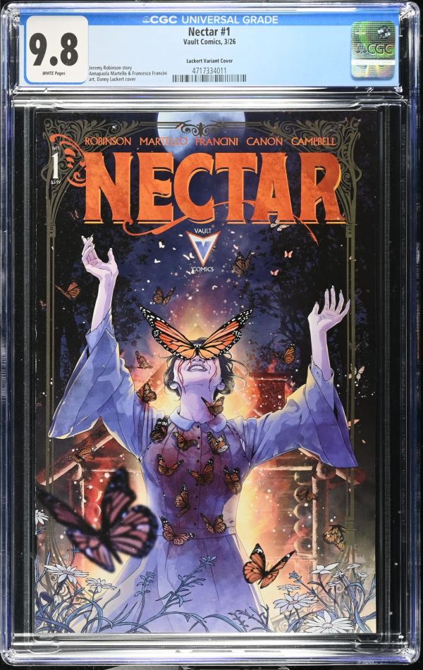 Image for Nectar #1 Luckert Variant Cover CGC 9.8