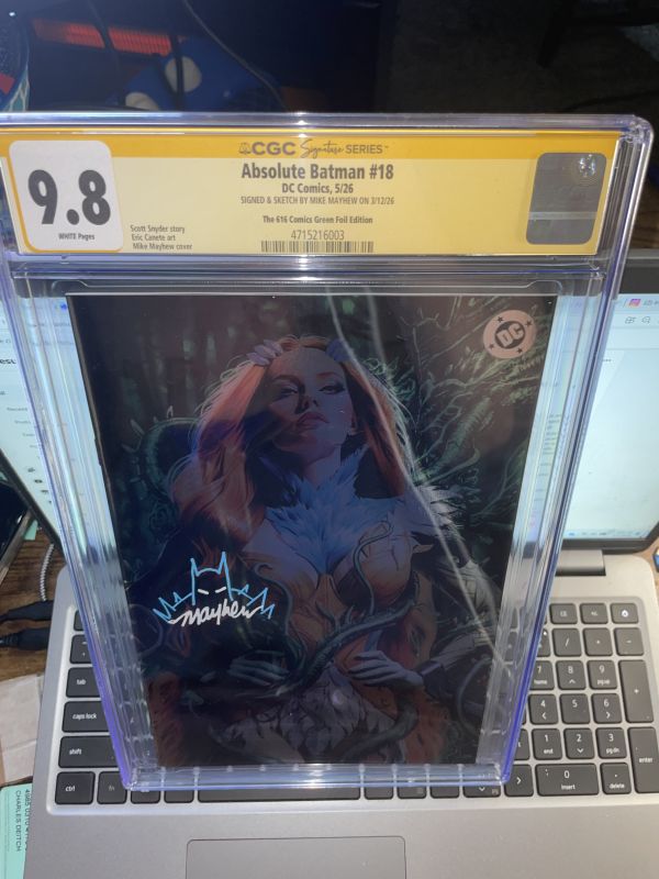 Image for Absolute Batman #18 CGC 9.8 Signed by Mike Mayhew
