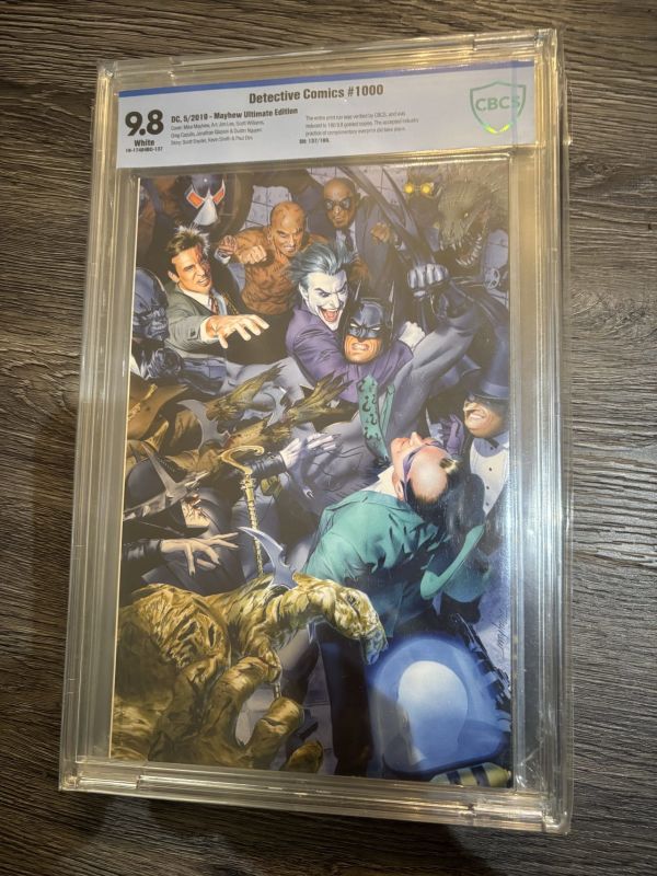 Image for Detective Comics #1000. Mayhew Ultimate Edition. Book 137/180 Graded  9.8 CBCS