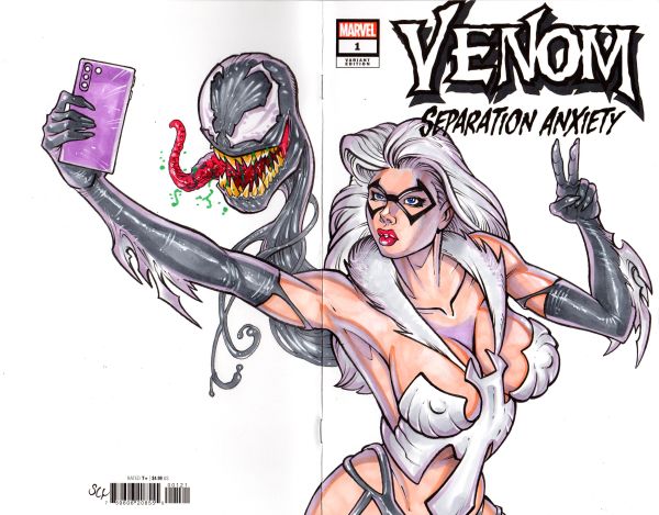 Image for Black Cat Venomized illustrated by Sly!