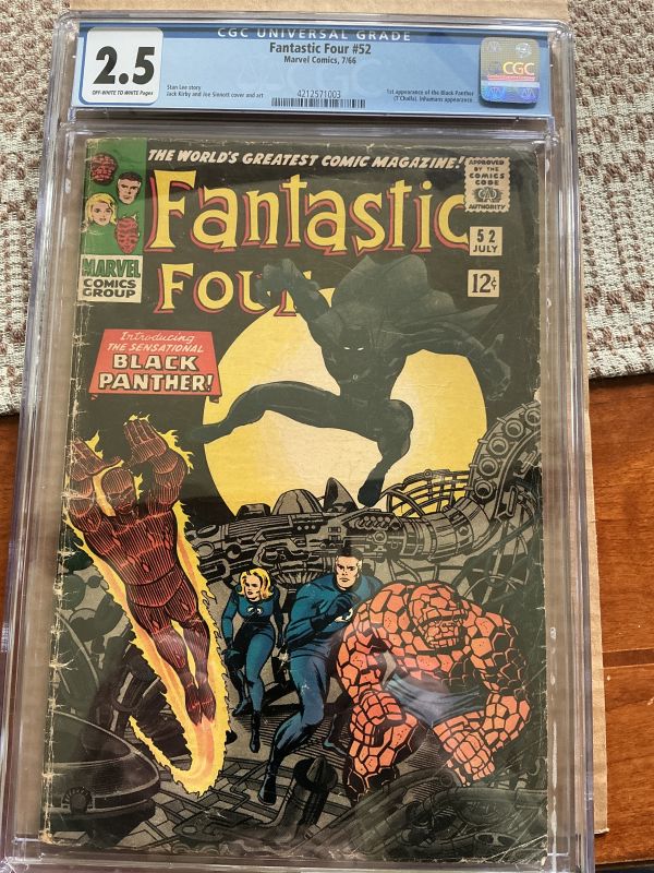 Image for Fantastic Four #52 CGC 2.5