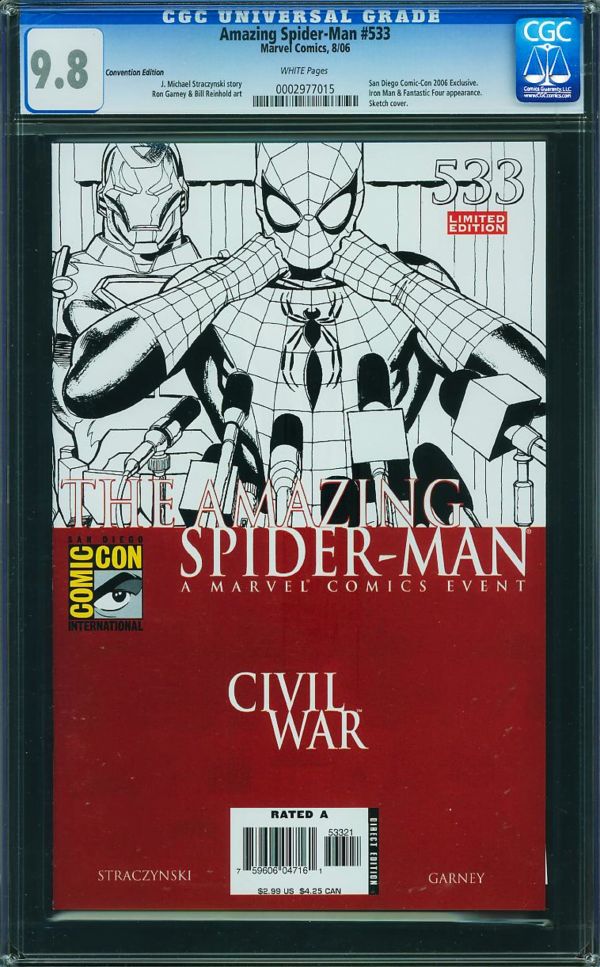 Image for Amazing Spider-Man #533 CGC 9.8