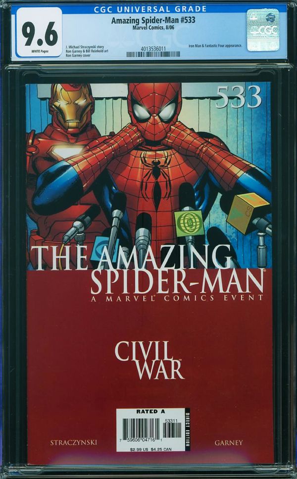 Image for Amazing Spider-Man #533 CGC 9.6