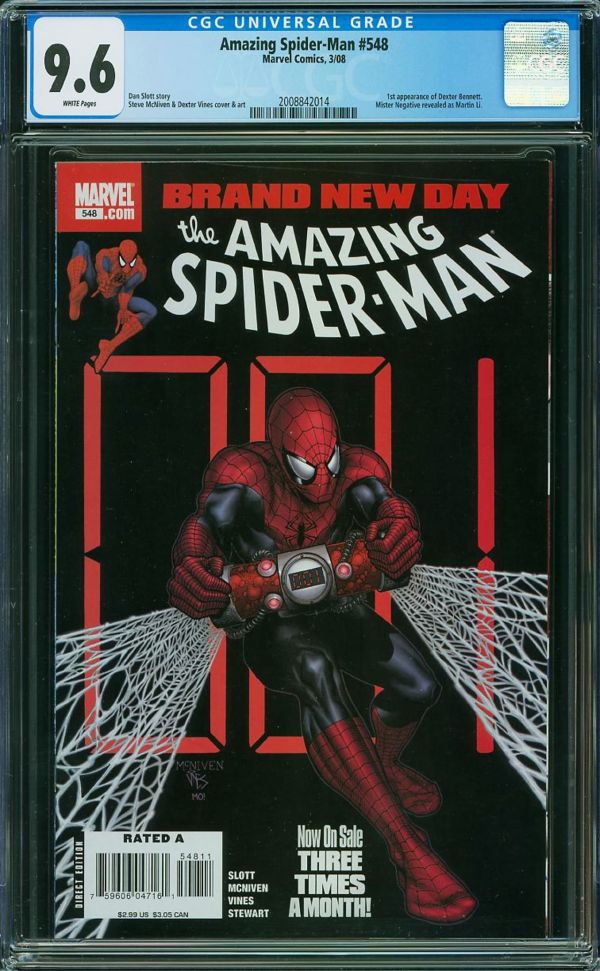 Image for Amazing Spider-Man #548 CGC 9.6