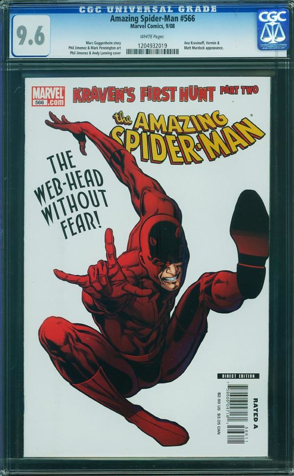 Image for Amazing Spider-Man #566 CGC 9.6