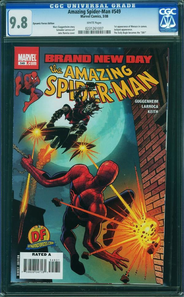 Image for Amazing Spider-Man #549 CGC 9.8