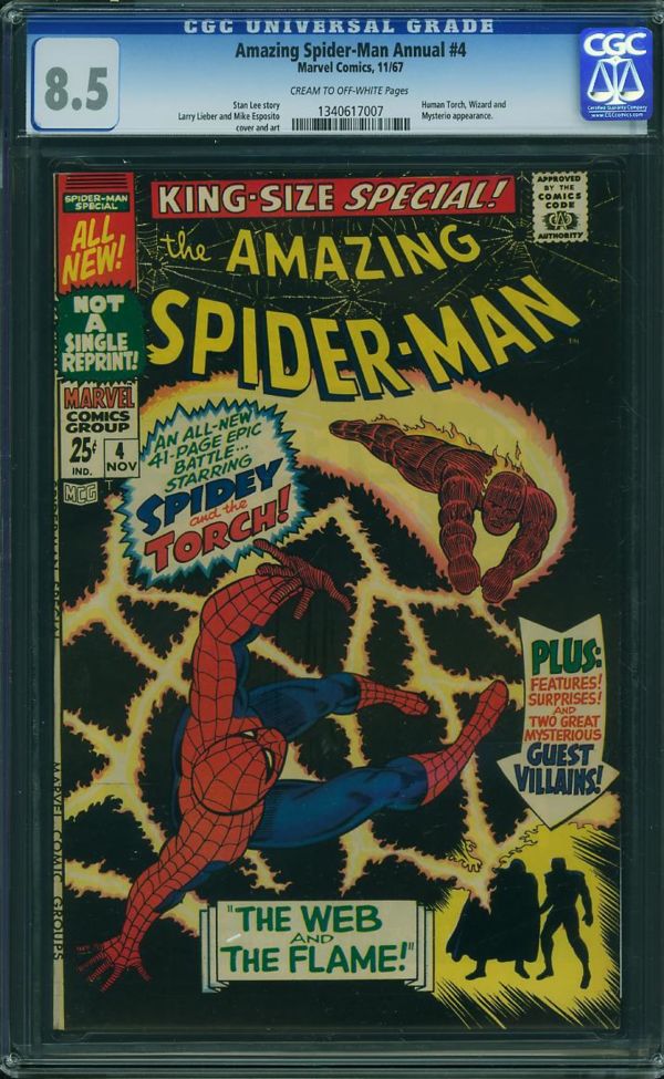 Image for Amazing Spider-Man Annual #4 CGC 8.5