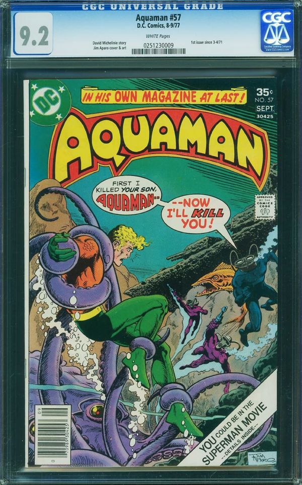 Image for Aquaman #57 CGC 9.2