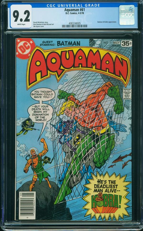 Image for Aquaman #61 CGC 9.2