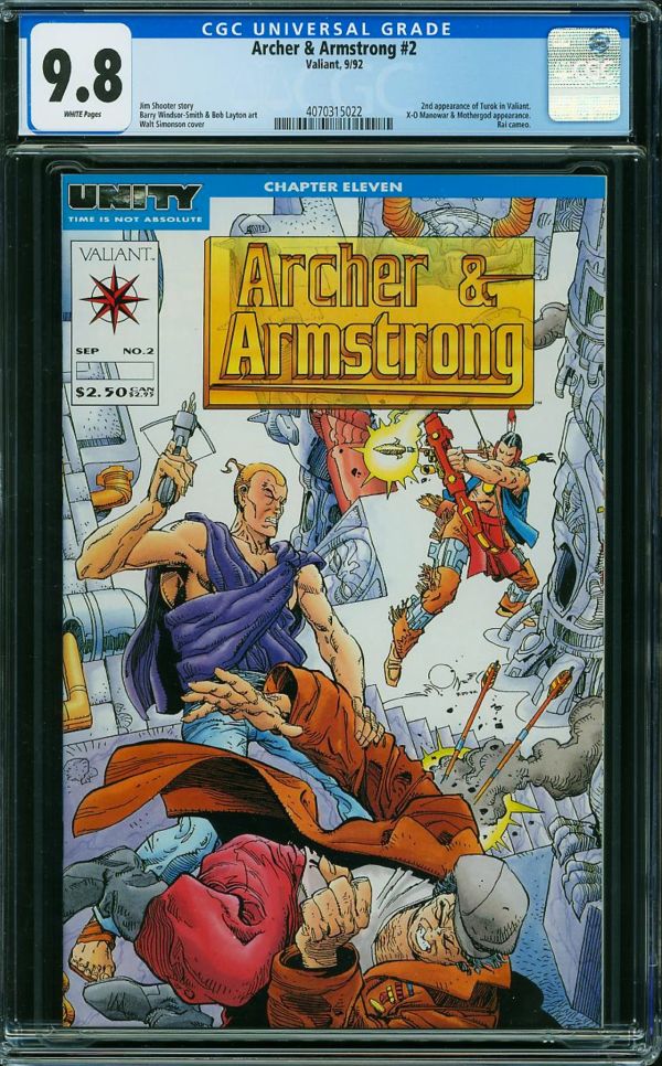 Image for Archer & Armstrong #2 CGC 9.8