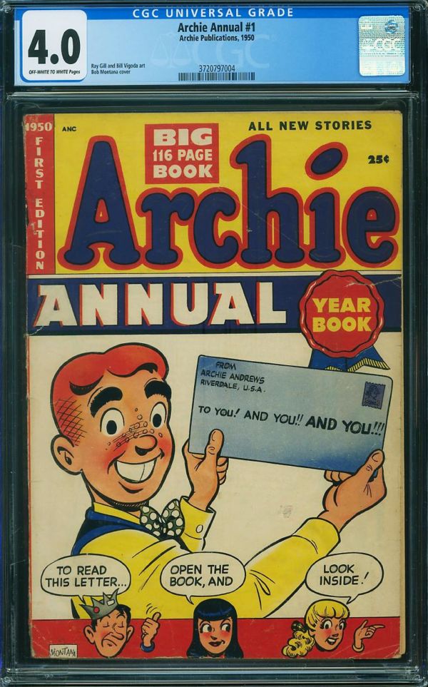 Image for Archie Annual #1 CGC 4.0