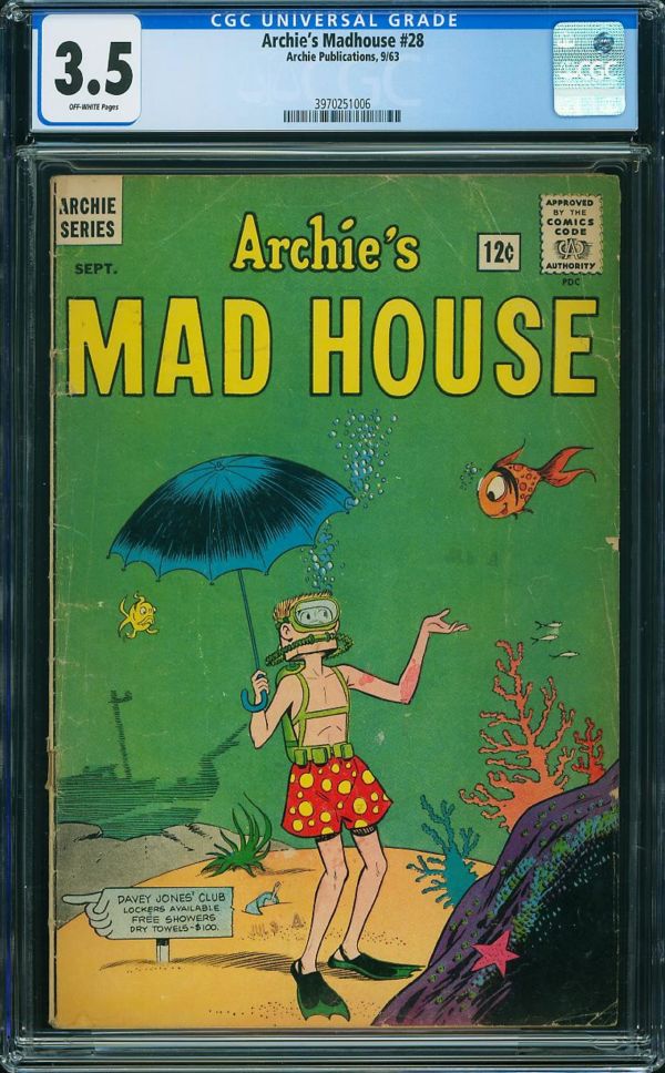 Image for Archie's Mad House #28 CGC 3.5