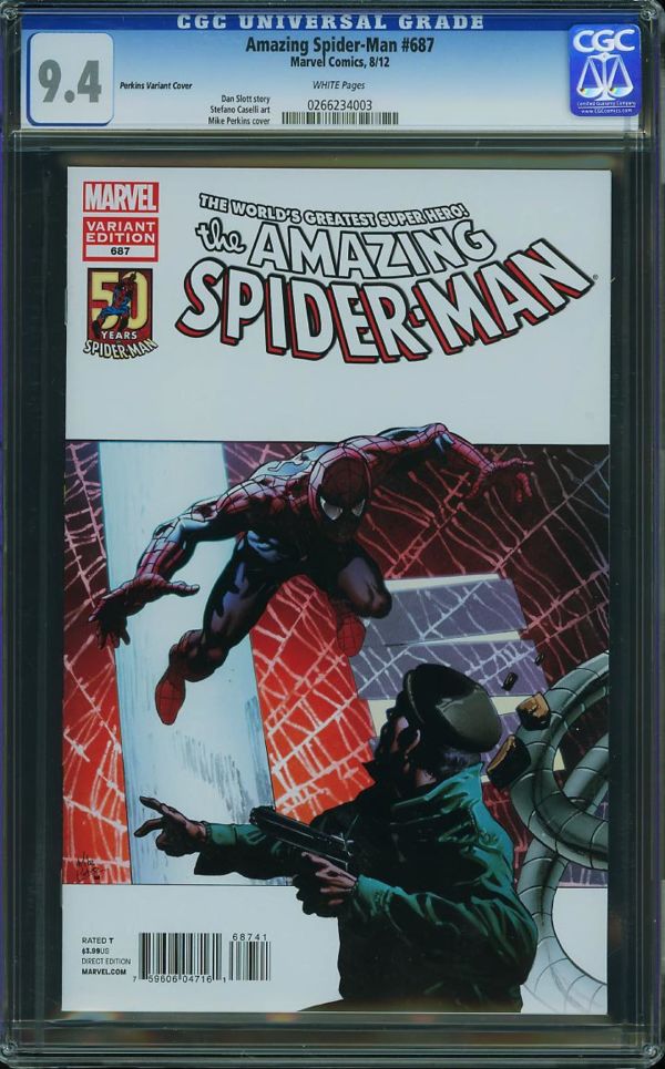 Image for Amazing Spider-Man #687 CGC 9.4 Perkins Variant