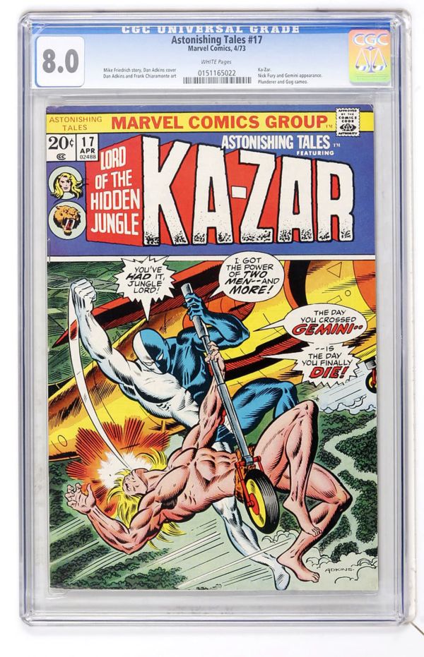 Image for Astonishing Tales #17 CGC 8.0