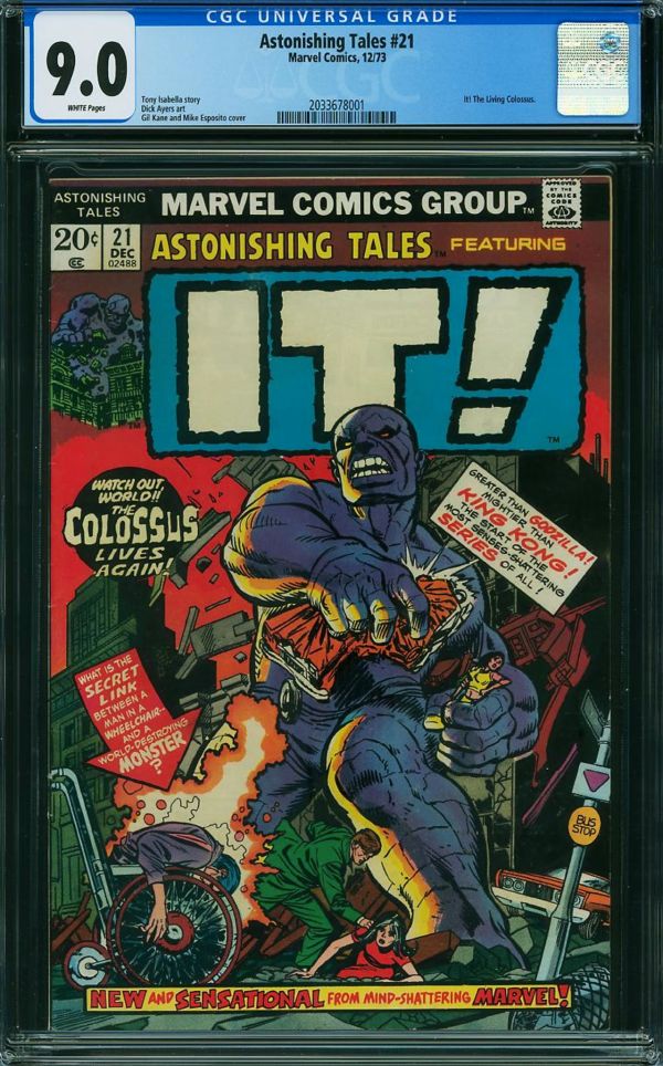 Image for Astonishing Tales #21 CGC 9.0