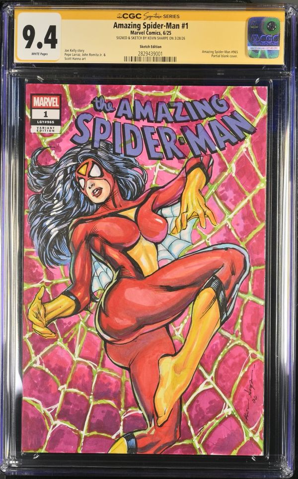 Image for Spider-Woman Sketch Cover by Kevin Sharpe