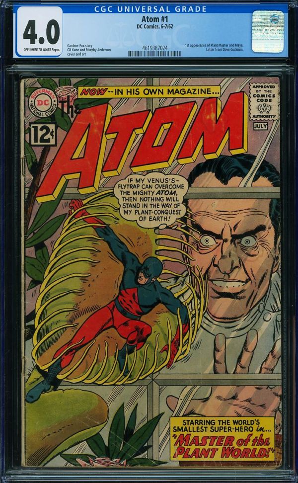Image for Atom #1 CGC 4.0