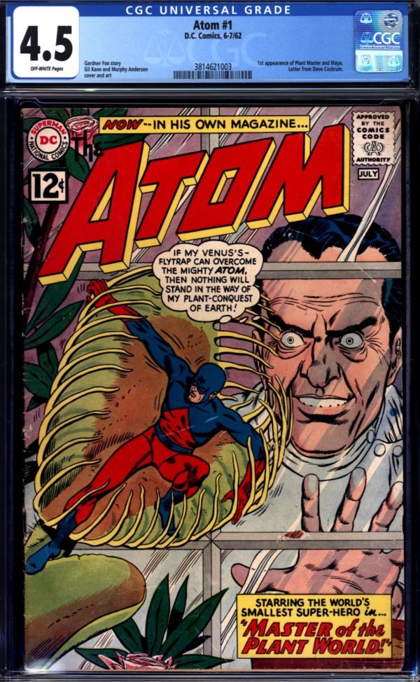 Image for Atom #1 CGC 4.5