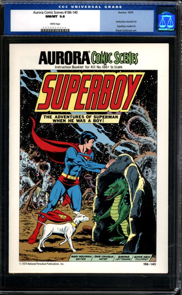 Image for Aurora Comic Scenes #186-140 Superboy CGC 9.8