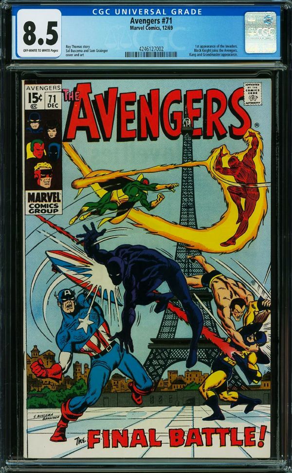 Image for Avengers #71 CGC 8.5