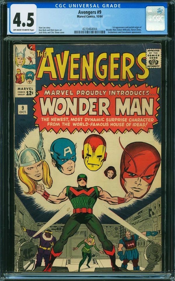 Image for Avengers #9 CGC 4.5