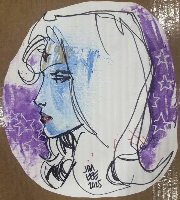 Image for Wonder Woman by Jim Lee (during NYCC 2025 signing)