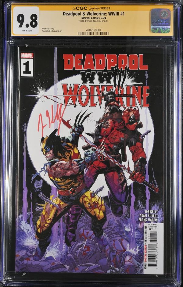 Image for Deadpool & Wolverine: WWIII #1 CGC 9.8 Signed by Joe Kelly
