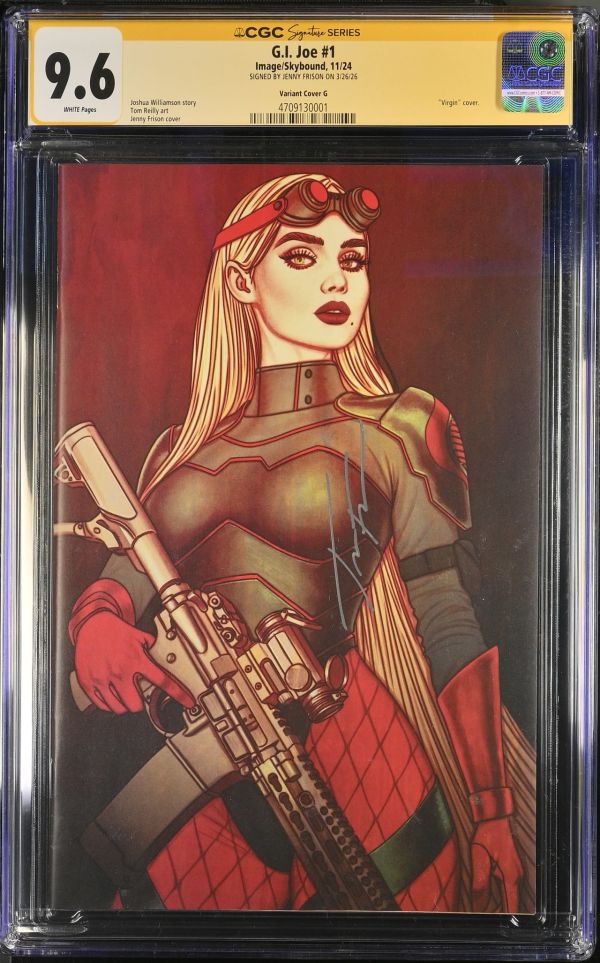 Image for G.I. Joe #1 CGC 9.6 Signed by Jenny Frison