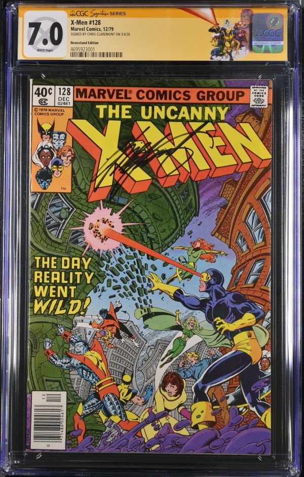 Image for X-Men #128 CGC 7.0 Signed by Chris Claremont