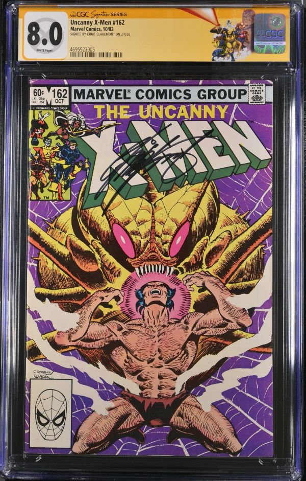 Image for Uncanny X-Men #162 CGC 8.0 Signed by Chris Claremont