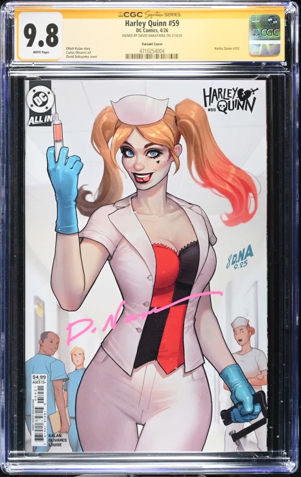 Image for Harley Quinn #59 CGC 9.8 Signed by David Nakayama