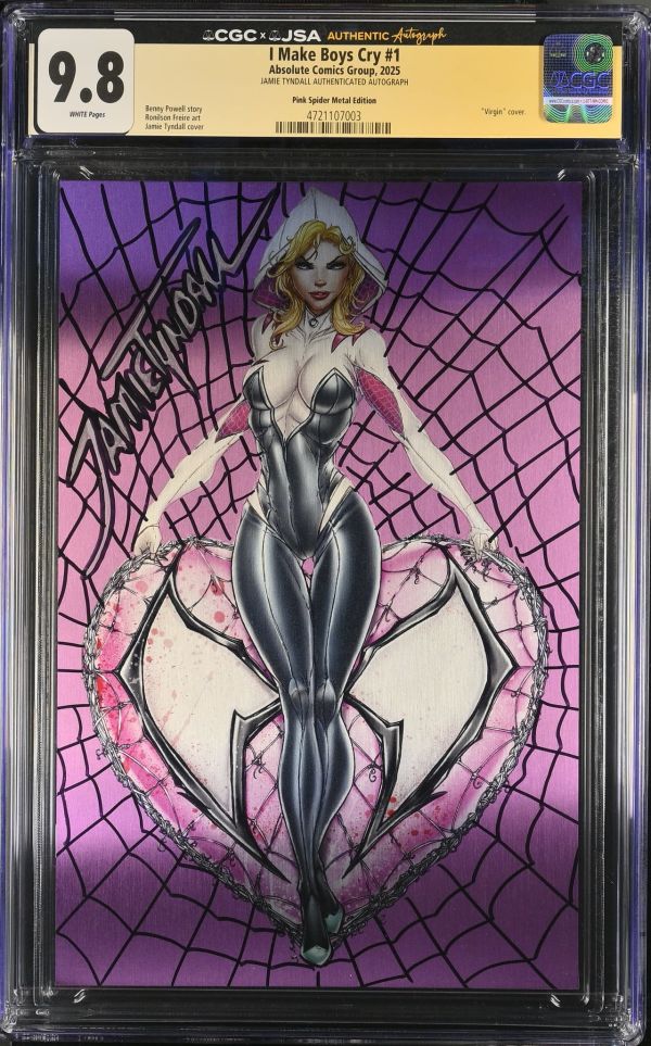 Image for I Make Boys Cry #1 CGC 9.8 Signed by Jamie Tyndall