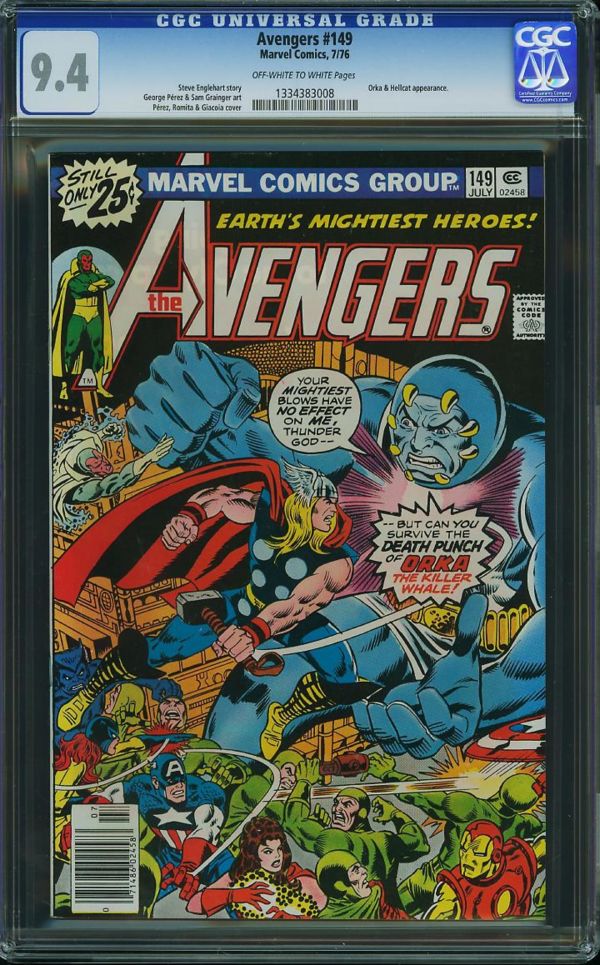 Image for Avengers #149 CGC 9.4
