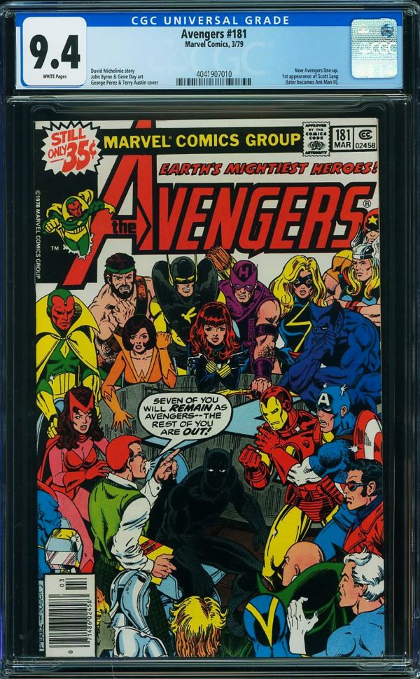 Image for Avengers #181 CGC 9.4