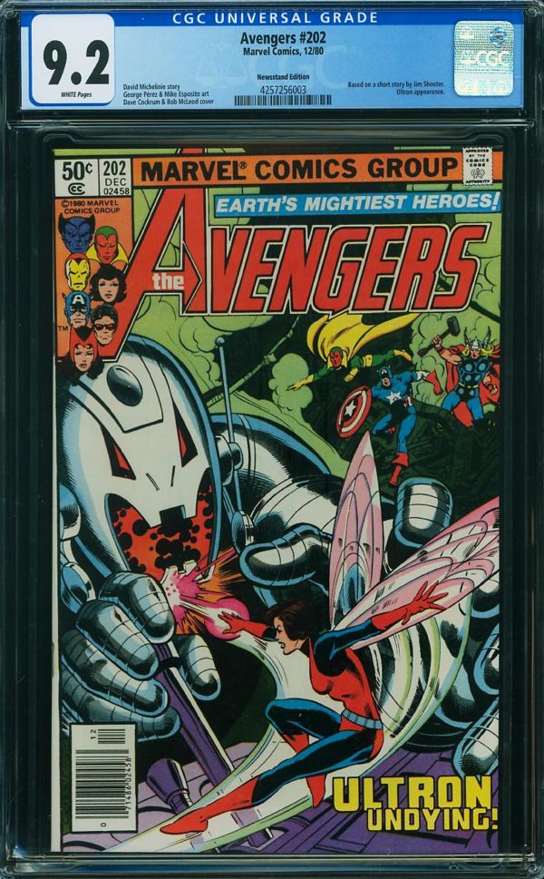 Image for Avengers #202 CGC 9.2