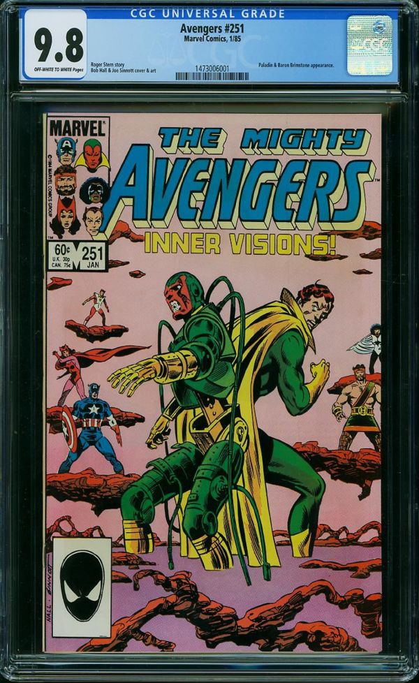 Image for Avengers #251 CGC 9.8