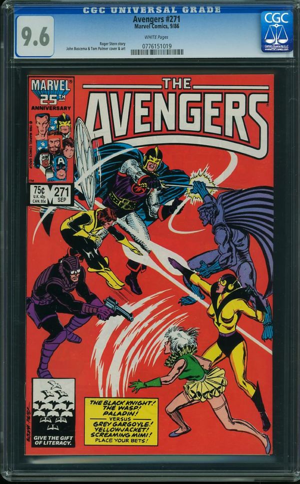 Image for Avengers #271 CGC 9.6
