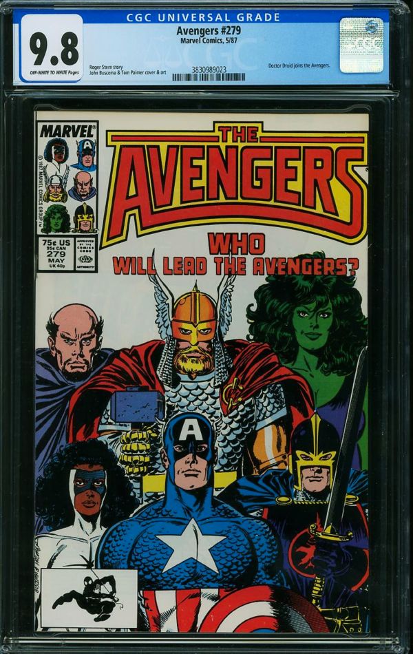 Image for Avengers #279 CGC 9.8