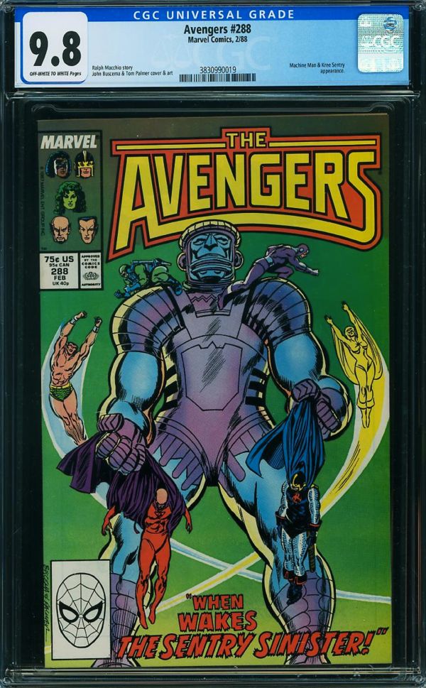 Image for Avengers #288 CGC 9.8