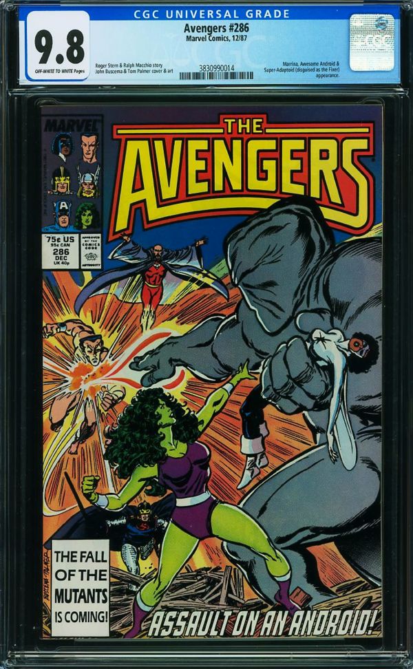 Image for Avengers #286 CGC 9.8
