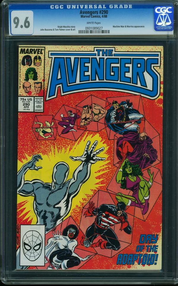 Image for Avengers #290 CGC 9.6