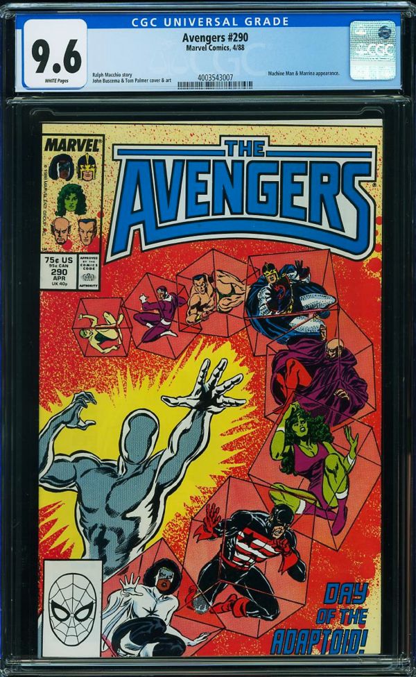 Image for Avengers #290 CGC 9.6