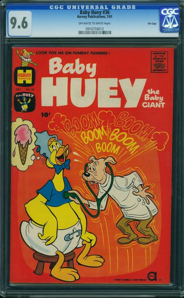 Image for Baby Huey #36 CGC 9.6