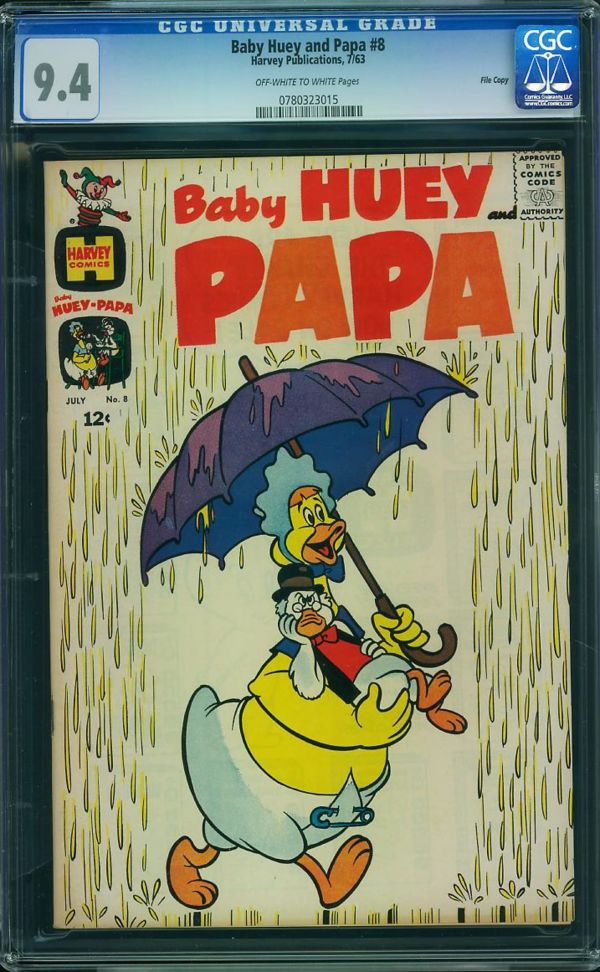 Image for Baby Huey and Papa #8 CGC 9.4