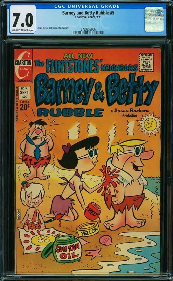 Image for Barney and Betty Rubble #5 CGC 7.0