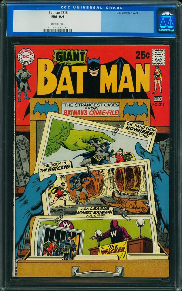 Image for Batman #218 CGC 9.4