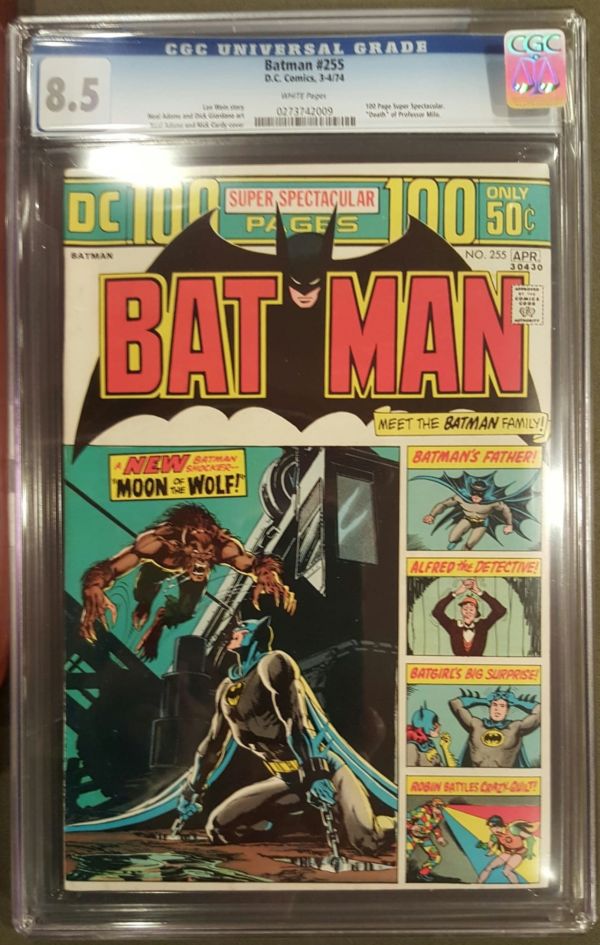 Image for Batman #255 CGC 8.5